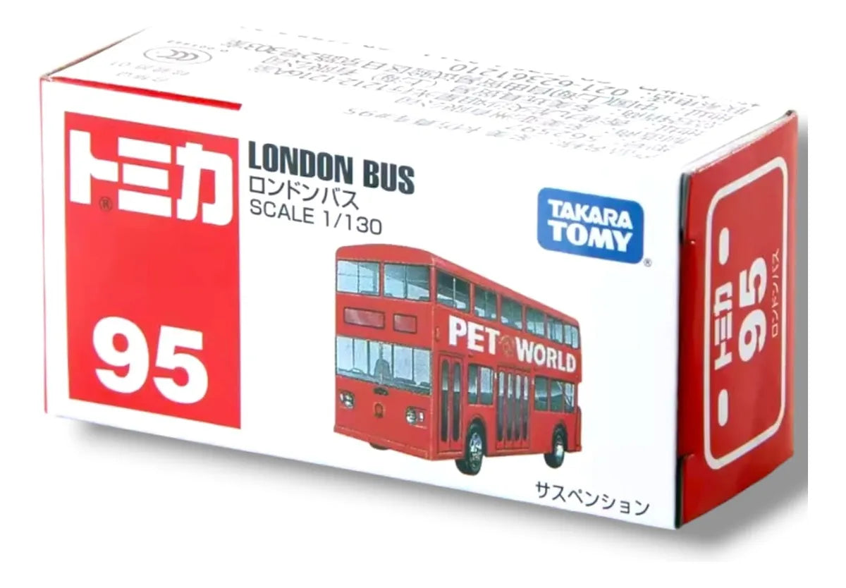 tomica 95 bus de londres pet world 1:130