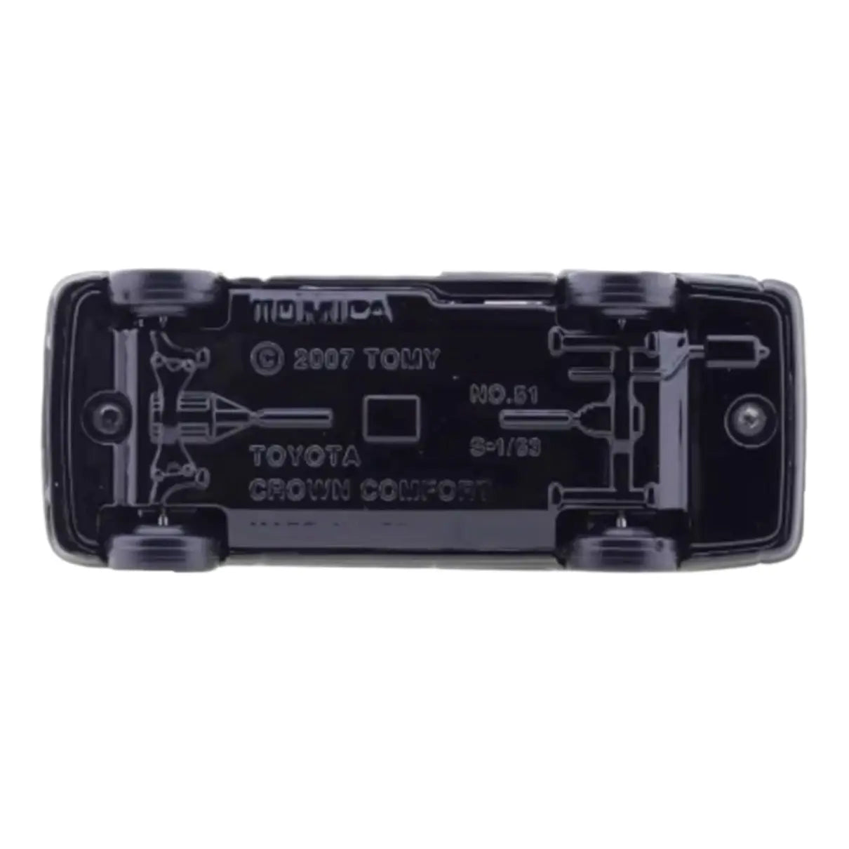 tomica 51 toyota crown comfort taxi 1:63