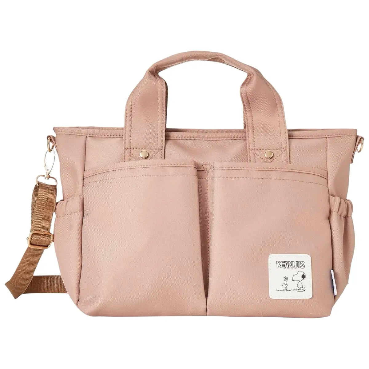 bolso cartera snoopy rosa