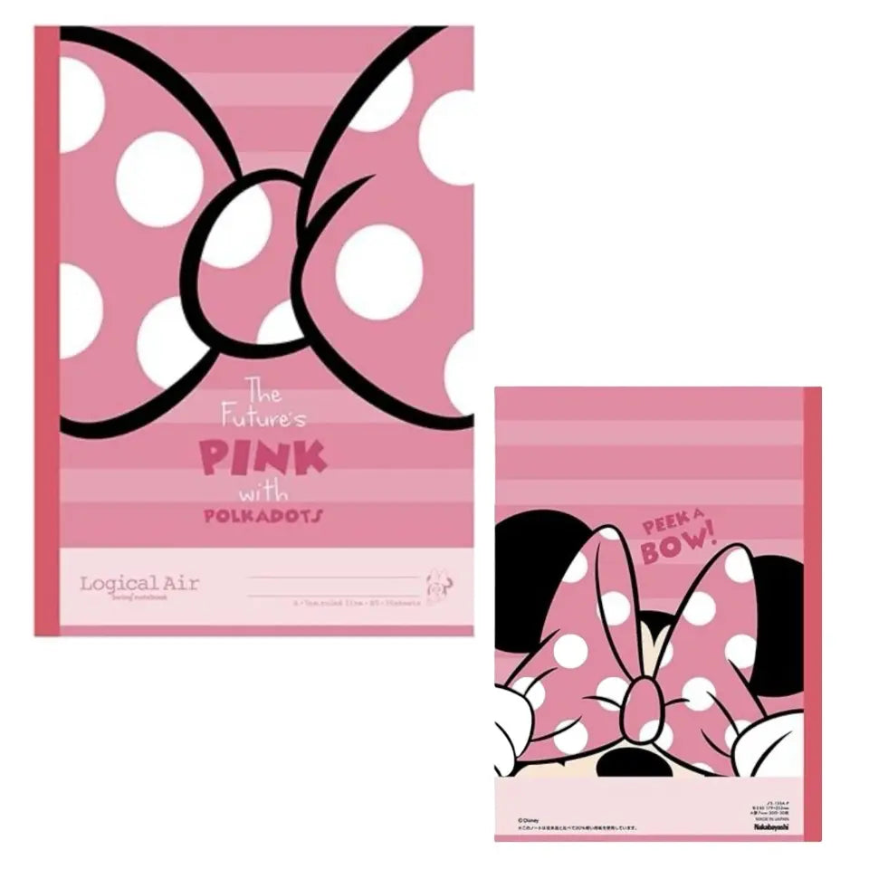 pack 5 cuadernos minnie mickey mouse disney colores 7mm A Line