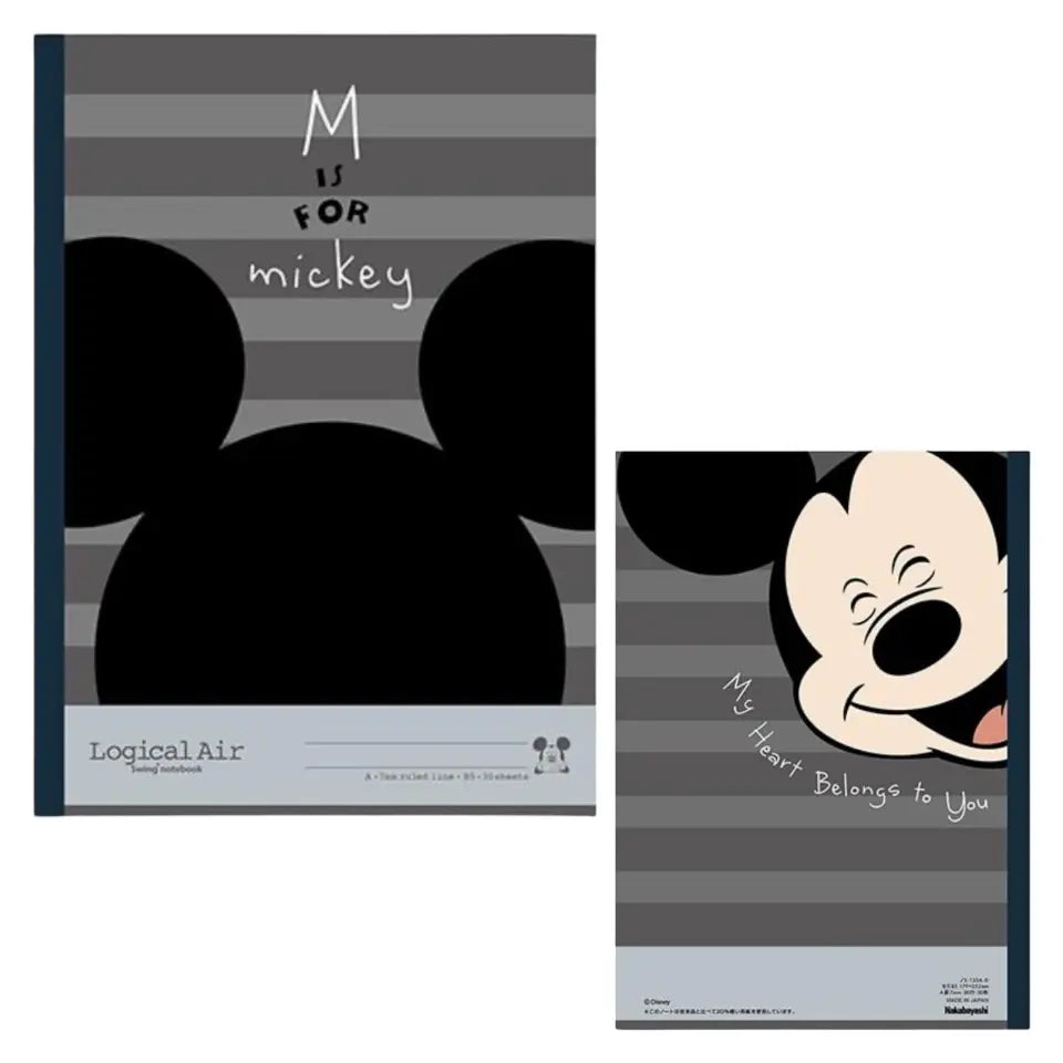 pack 5 cuadernos minnie mickey mouse disney colores 7mm A Line
