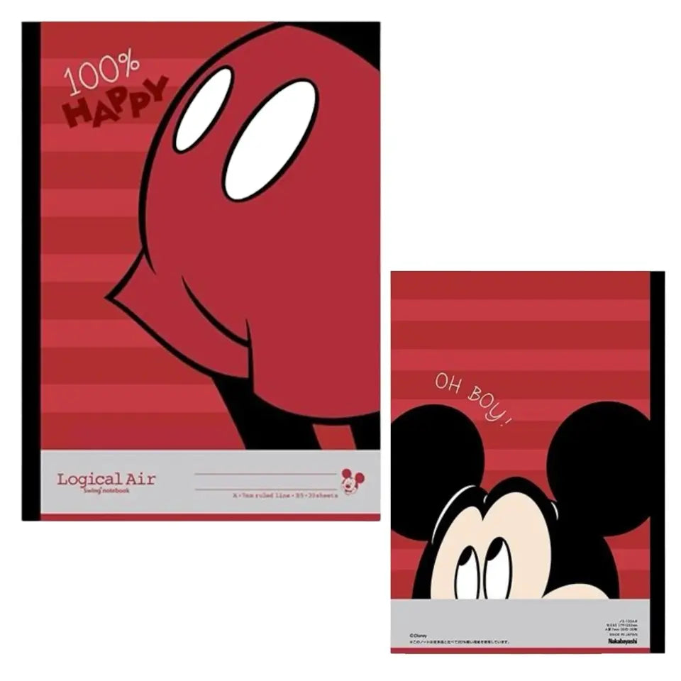 pack 5 cuadernos minnie mickey mouse disney colores 7mm A Line