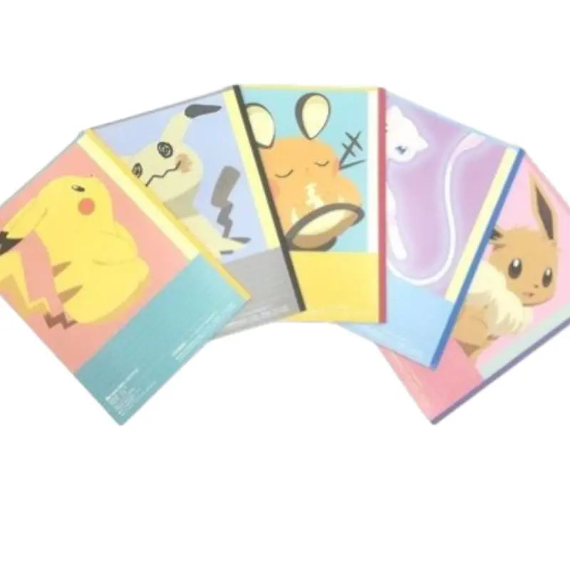 pack 5 cuadernos campus pokémon - pikachu & friends 7mm A Line