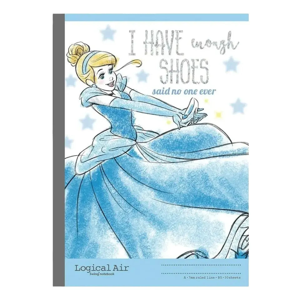 pack 5 cuadernos logical princesas disney 6mm Logical Line