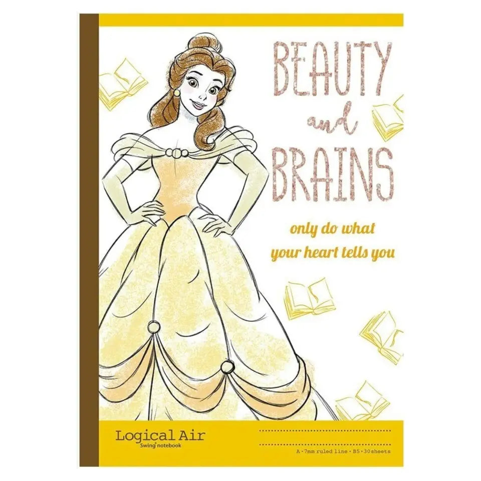 pack 5 cuadernos logical princesas disney 6mm Logical Line