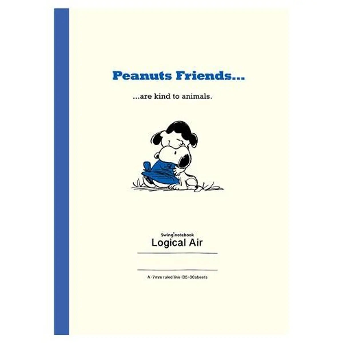 pack 5 cuadernos logical snoopy sunny days 7mm A Line