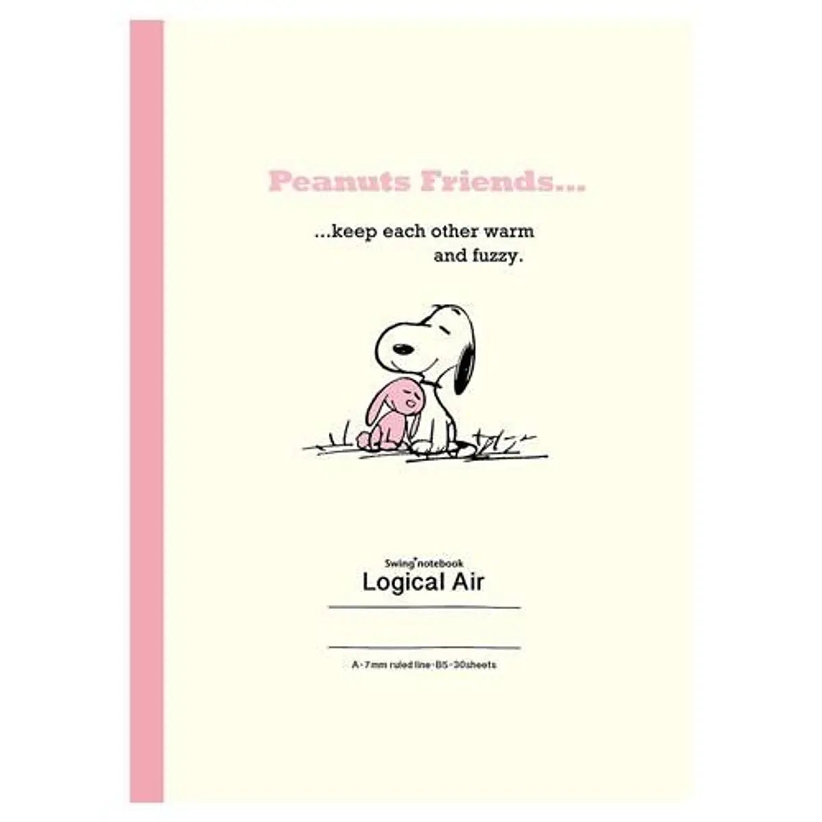 pack 5 cuadernos logical snoopy sunny days 7mm A Line
