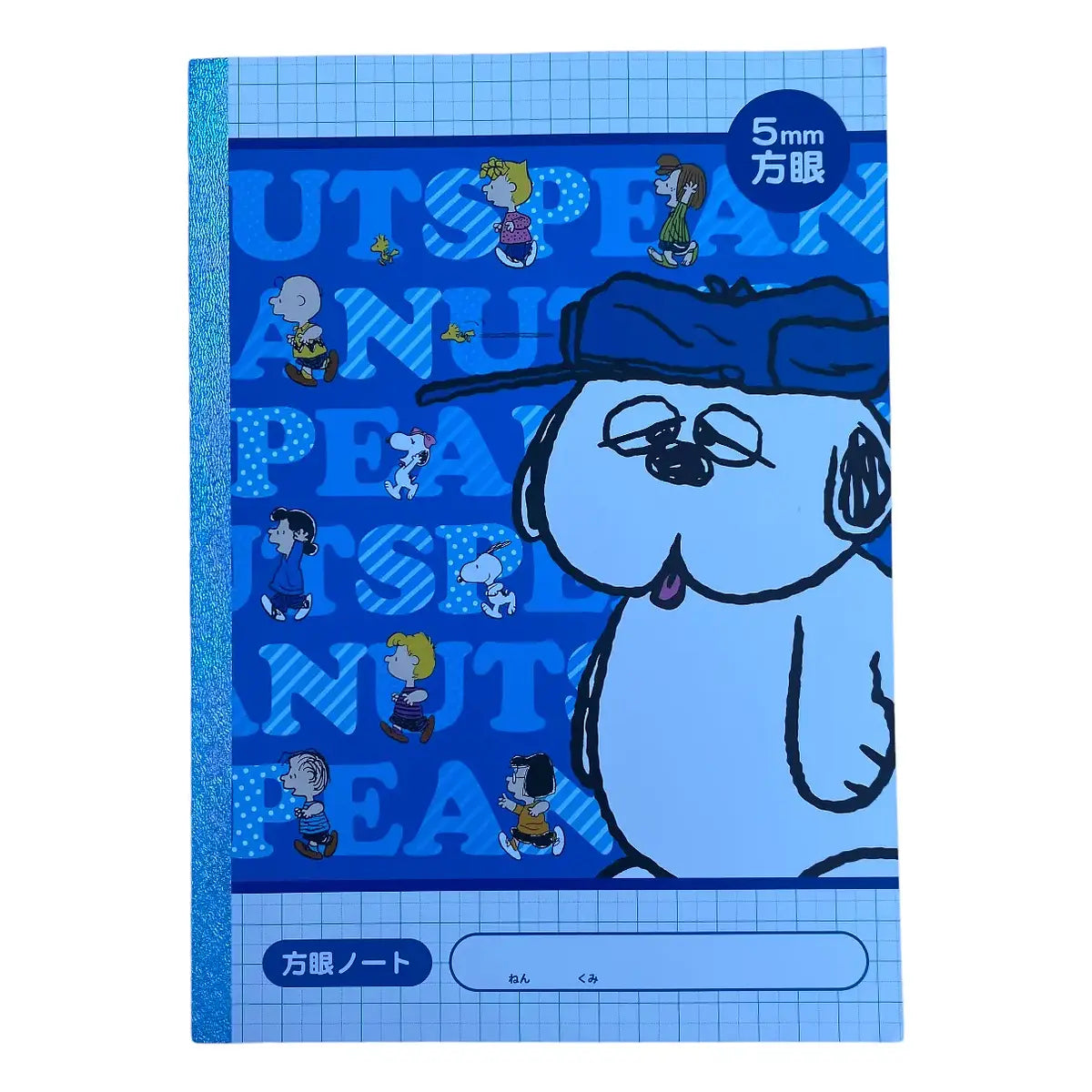 pack 5 cuadernos snoopy learning notebook 5mm cuadros