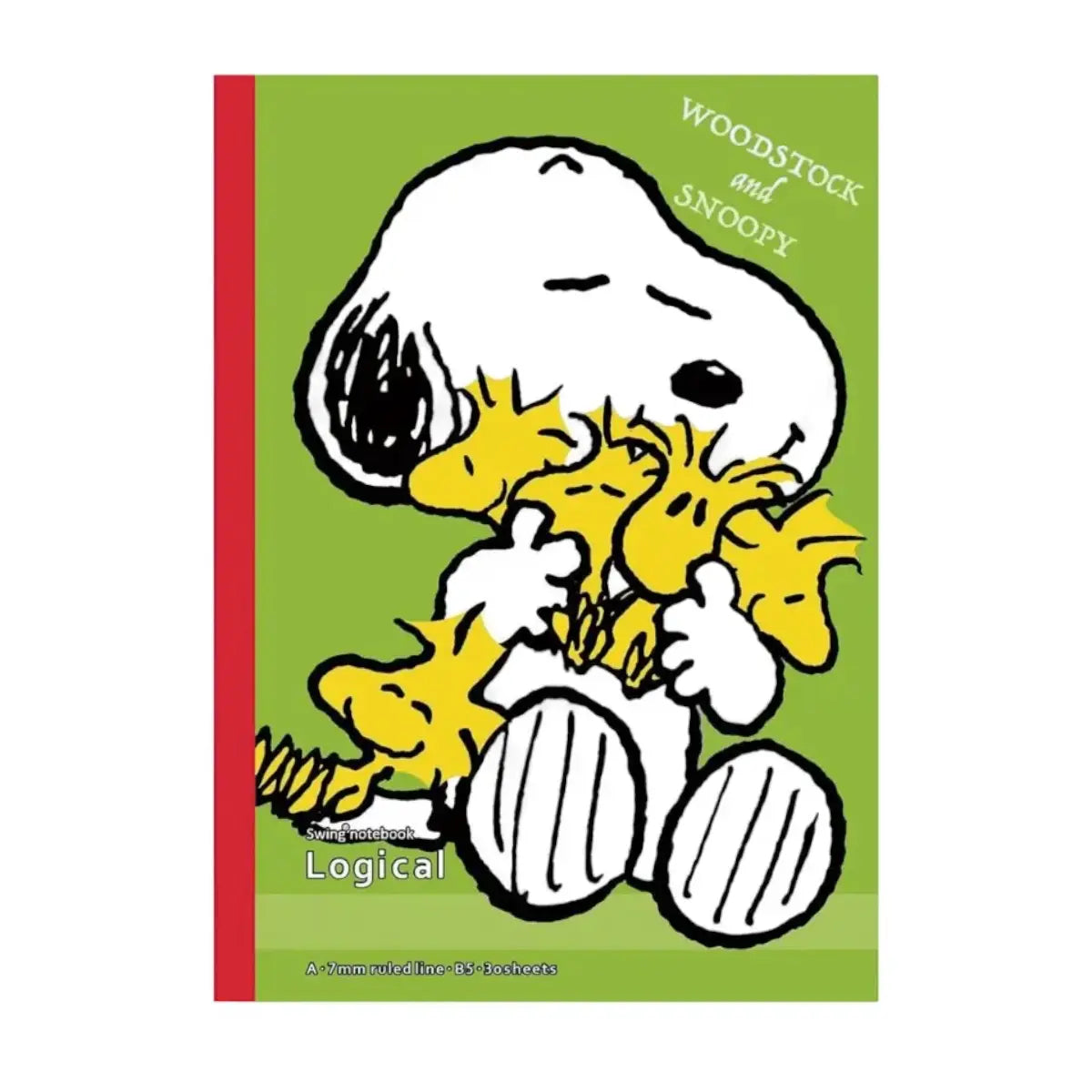 pack 5 cuadernos campus snoopy personajes 7mm A Line