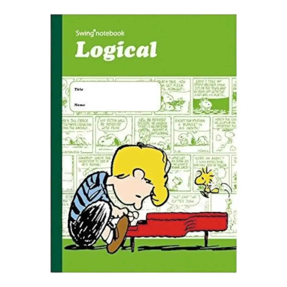 pack 5 cuadernos logical snoopy amigos comics 5mm A Line