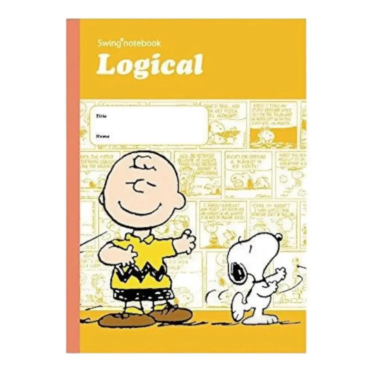 pack 5 cuadernos logical snoopy amigos comics 5mm A Line