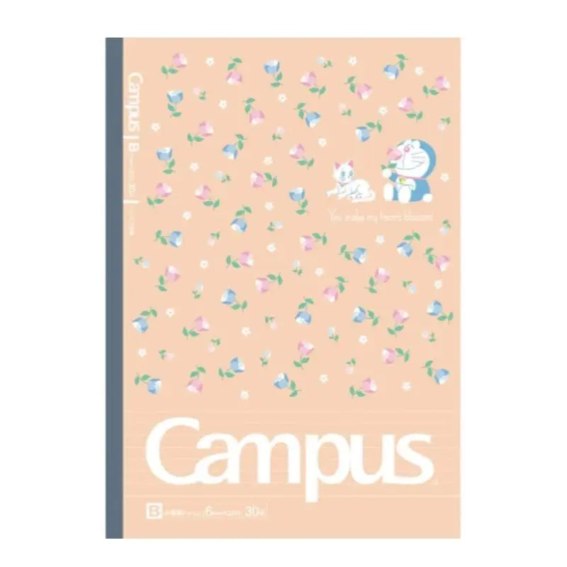 pack 5 cuadernos campus doraemon flower series 6mm B Line
