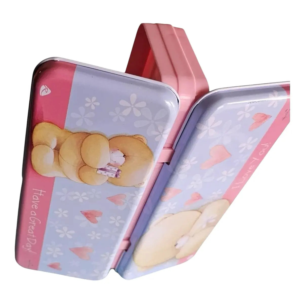 estuche metálico ositos friends