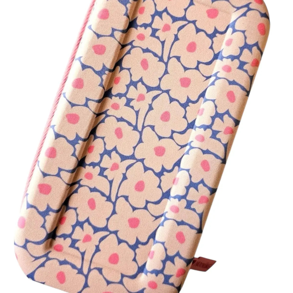 estuche box rígido flores relieve