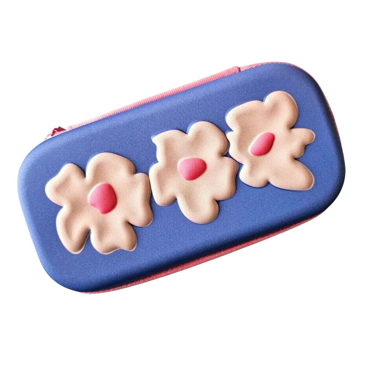 estuche box rígido flores relieve