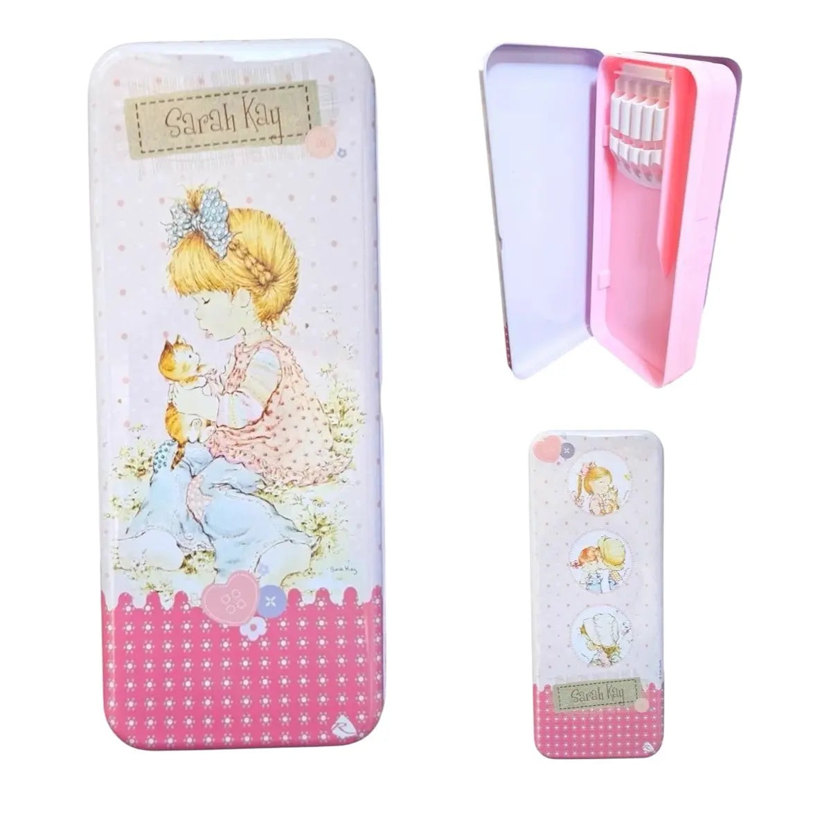 estuche metálico sara kay