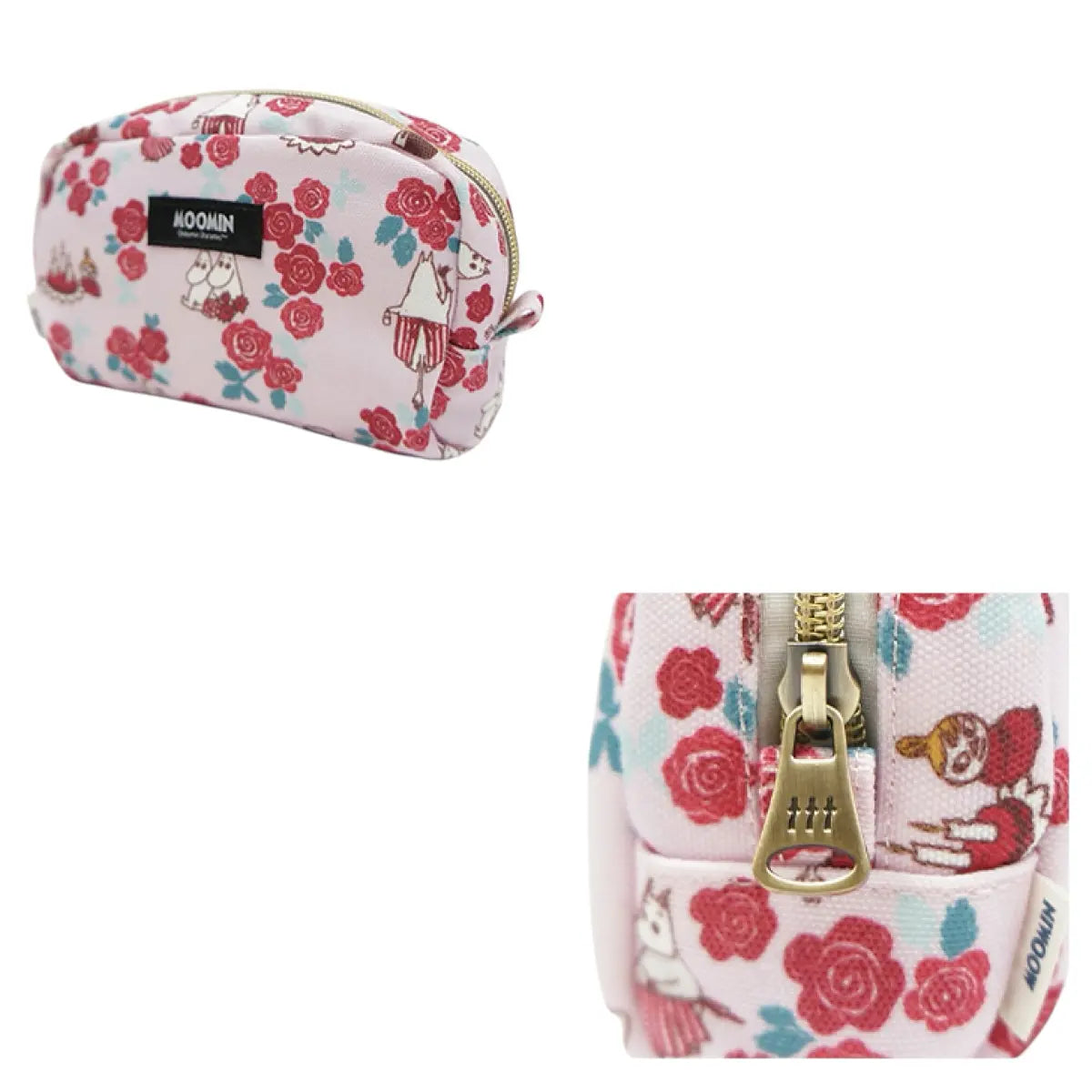 estuche moomin flores