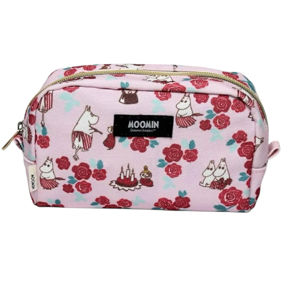 estuche moomin flores