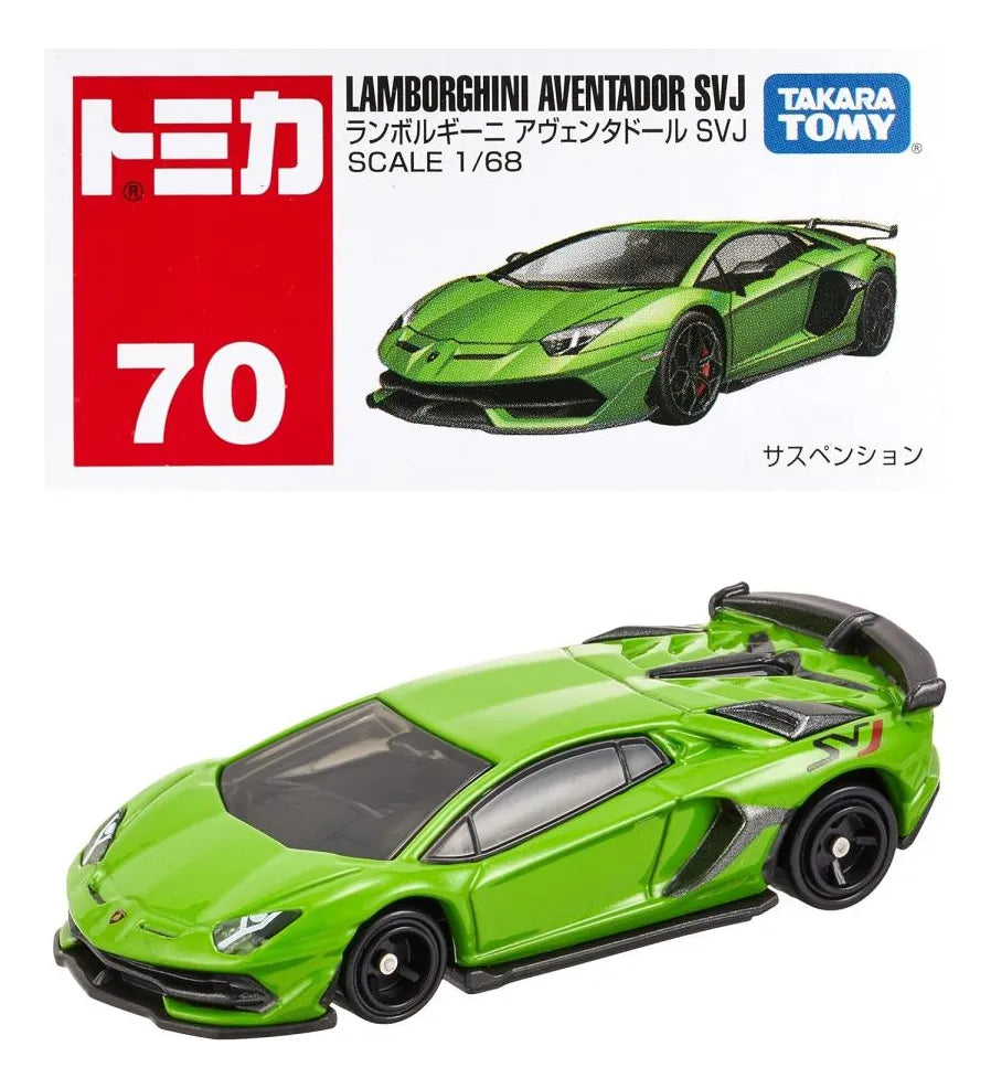 tomica 70 lamborghini aventador svj 1:68