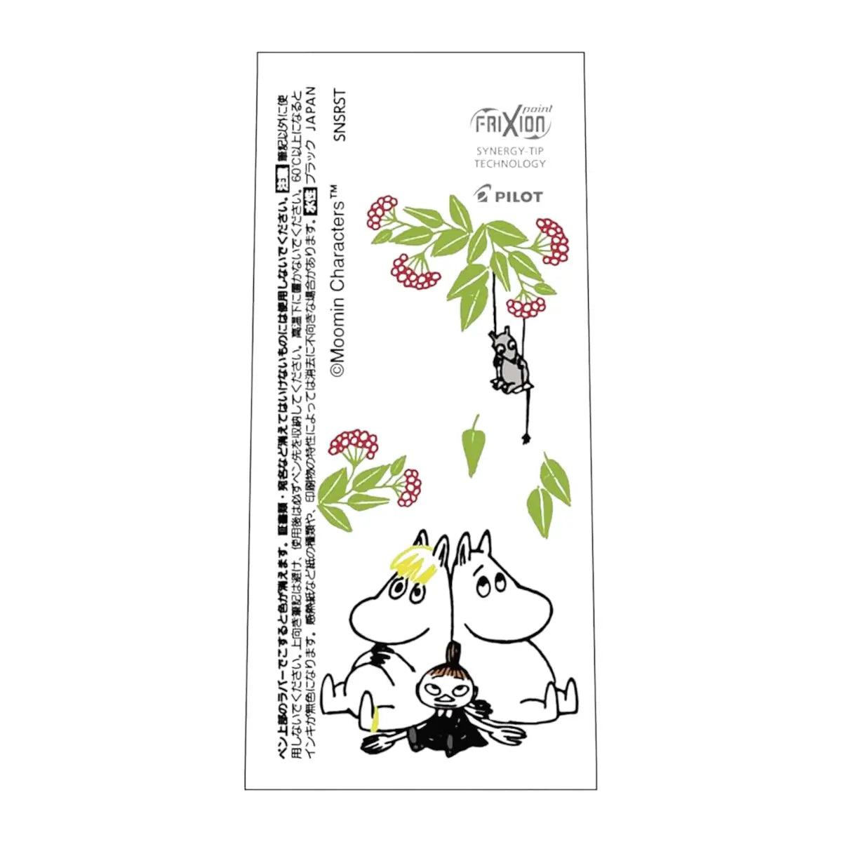 lápiz frixion borrable 0.5 mm tinta negra moomin