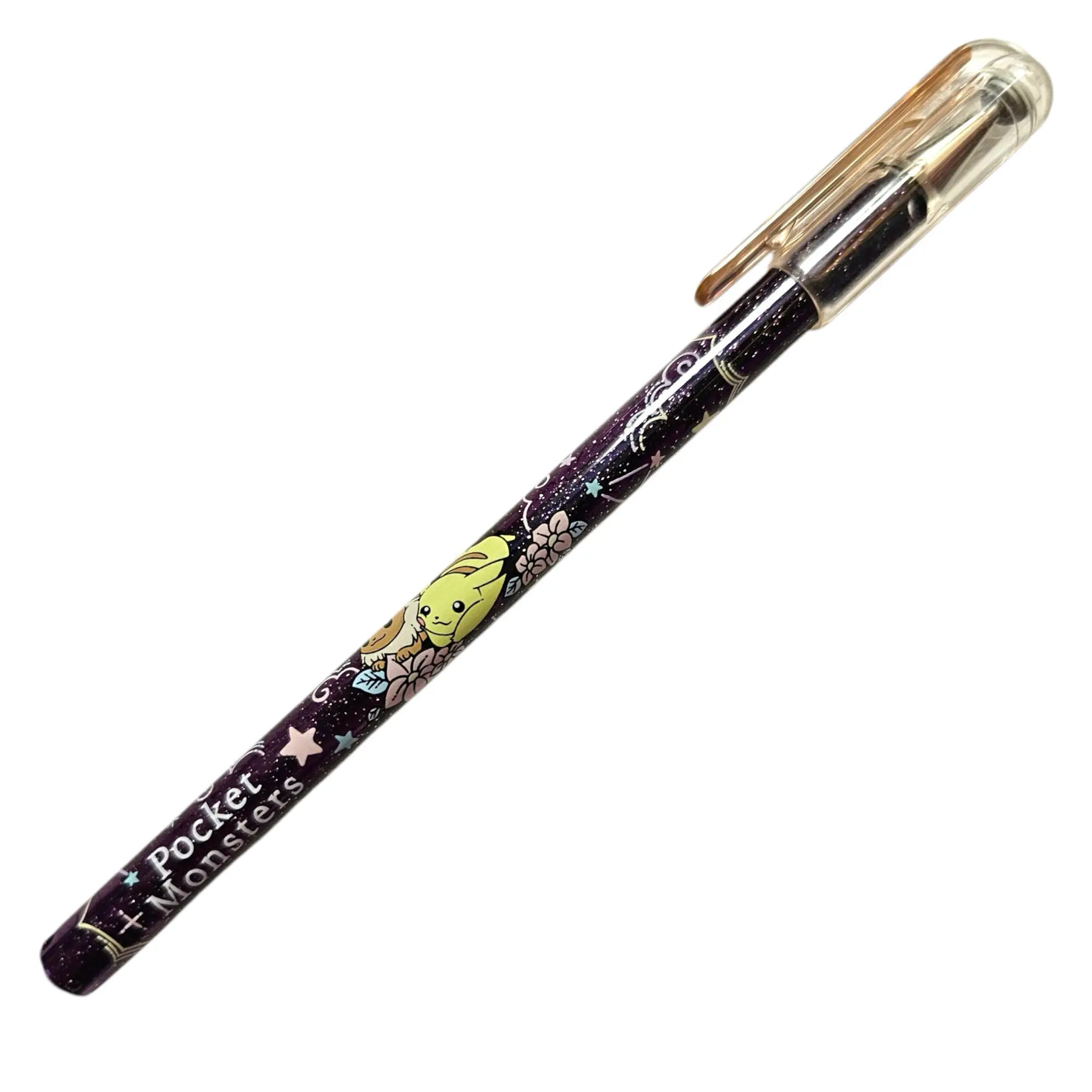 lápiz gel 1.0 mm pentel hydrid dual metallic pokemon