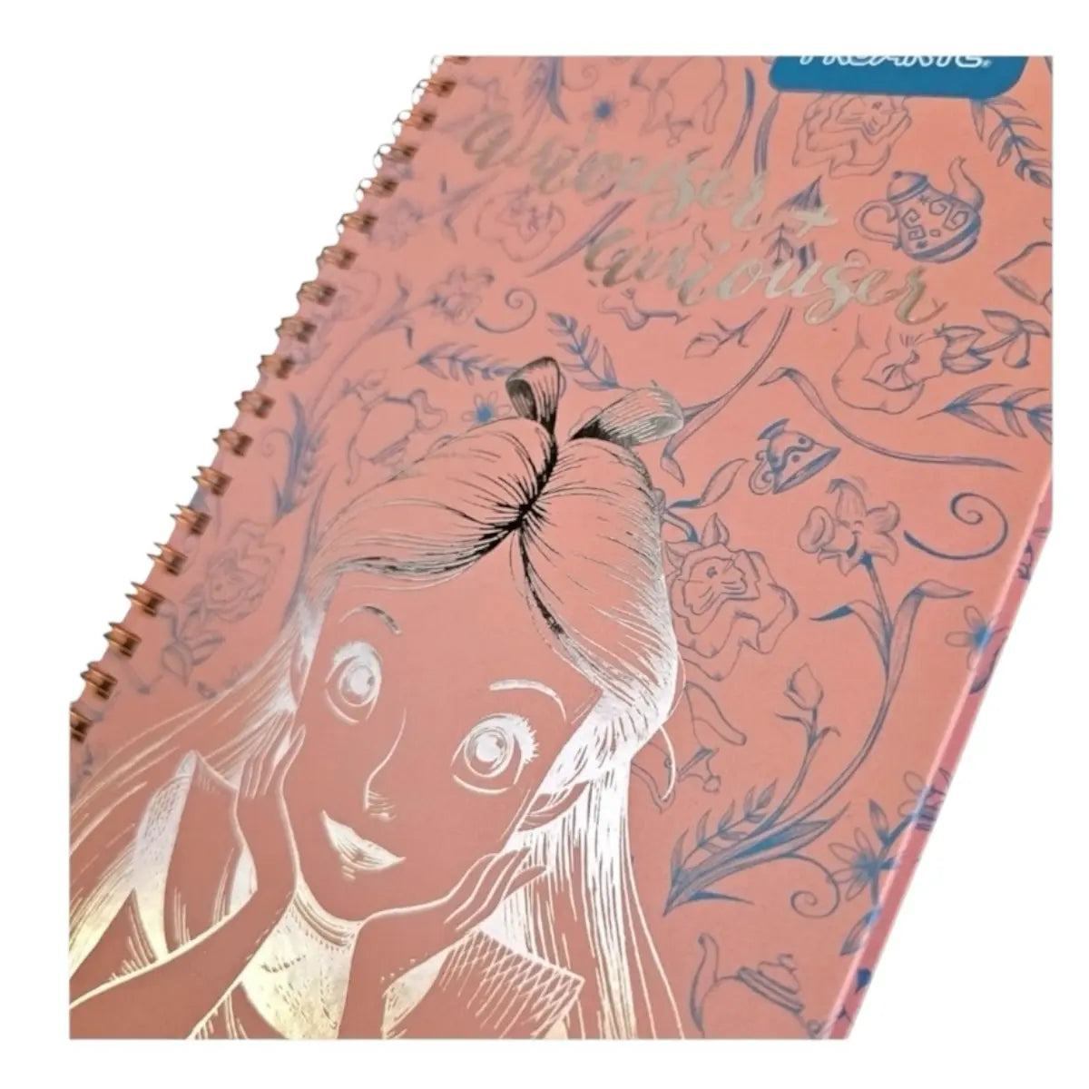 libreta a5 princesa alicia disney espiral