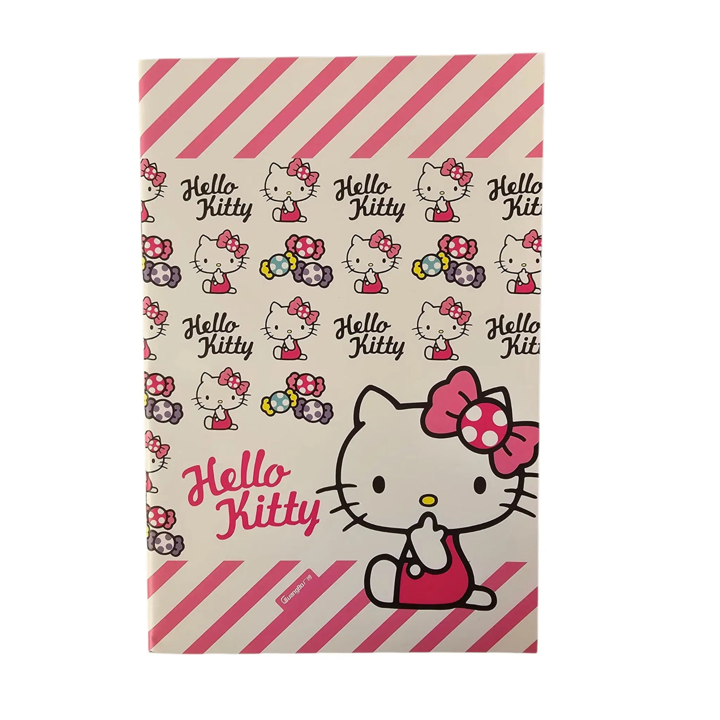libreta hello kitty líneas de puntos a color