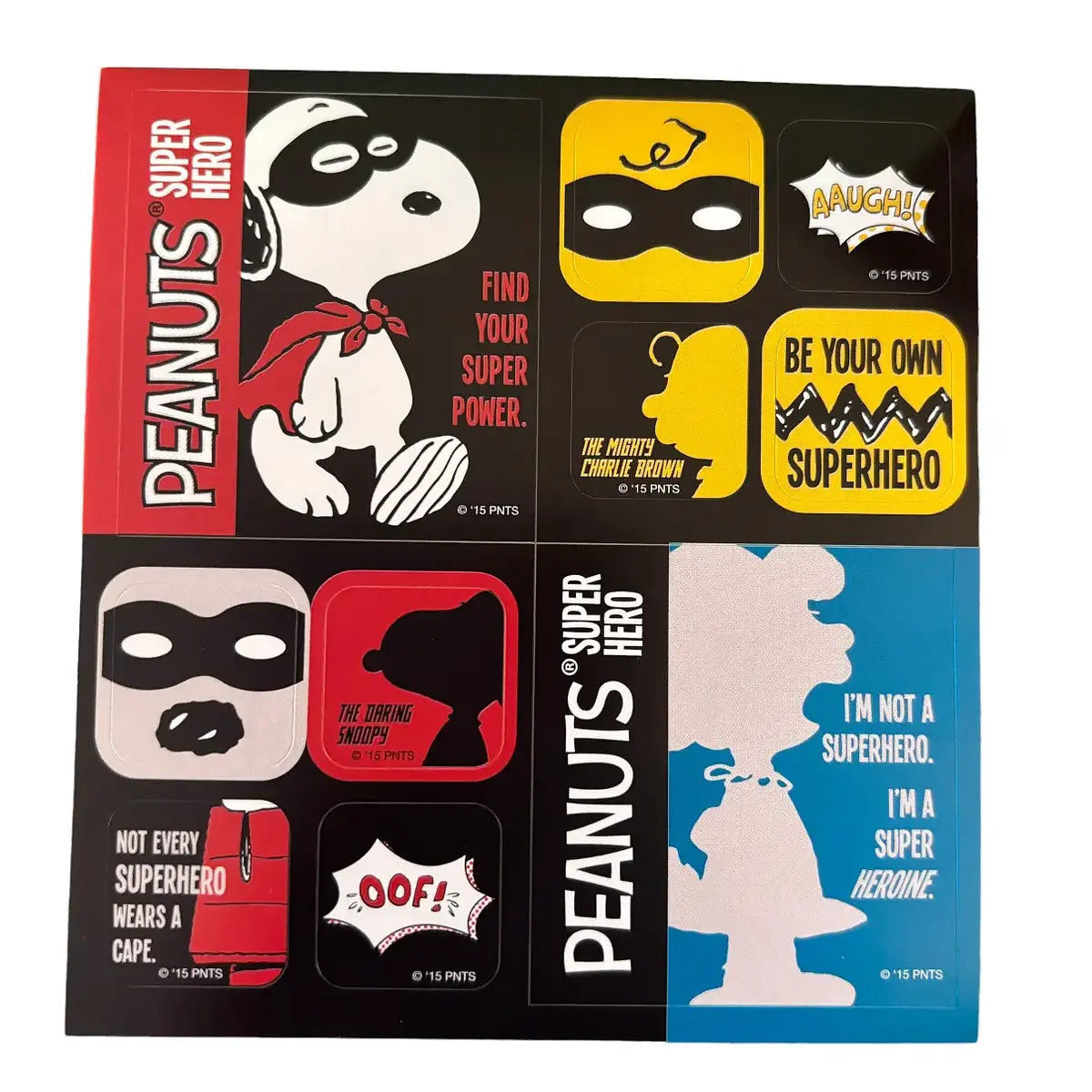 librito snoopy peanuts sticker edición limitada rosa