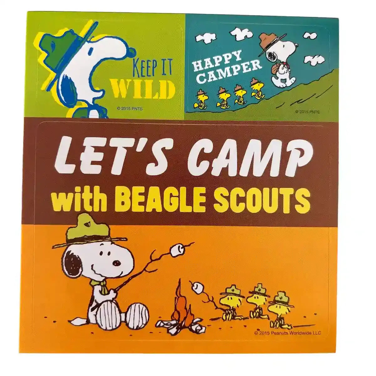 librito snoopy peanuts sticker edición limitada rosa