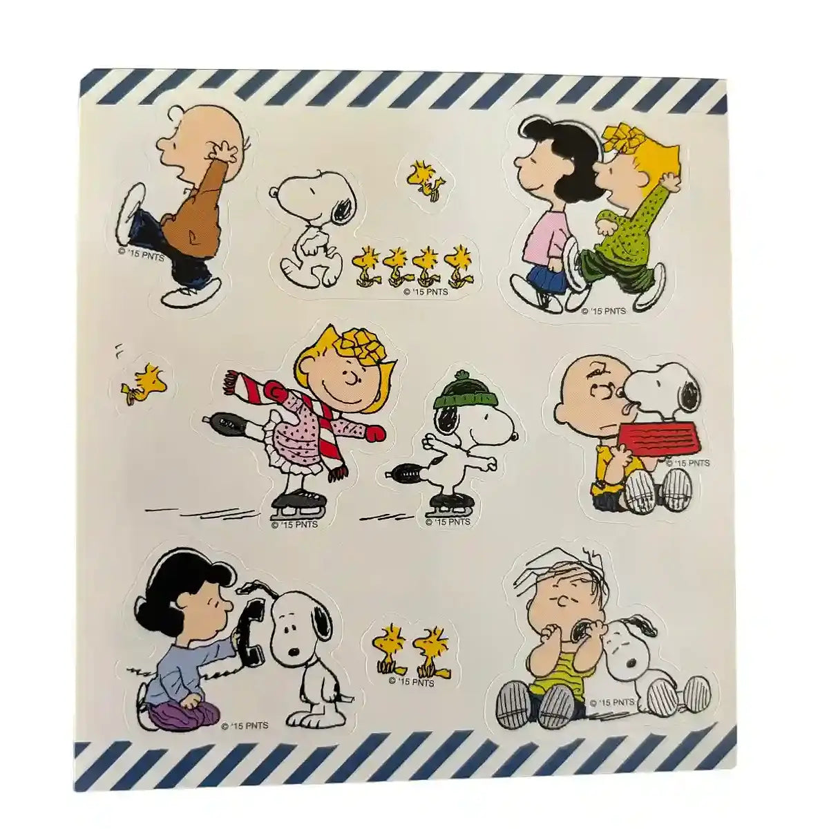 librito snoopy peanuts sticker edición limitada rosa