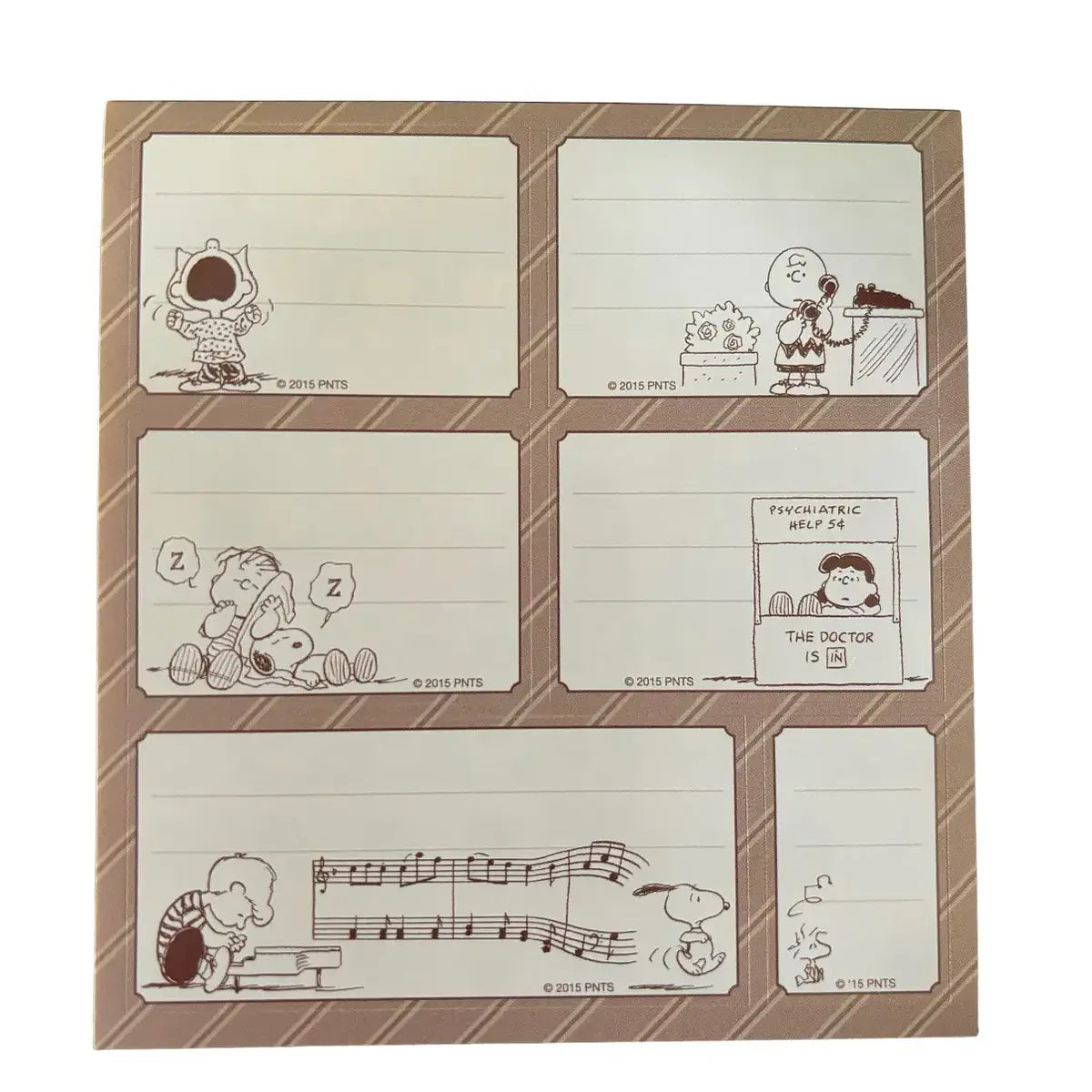 librito snoopy peanuts sticker edición limitada rosa