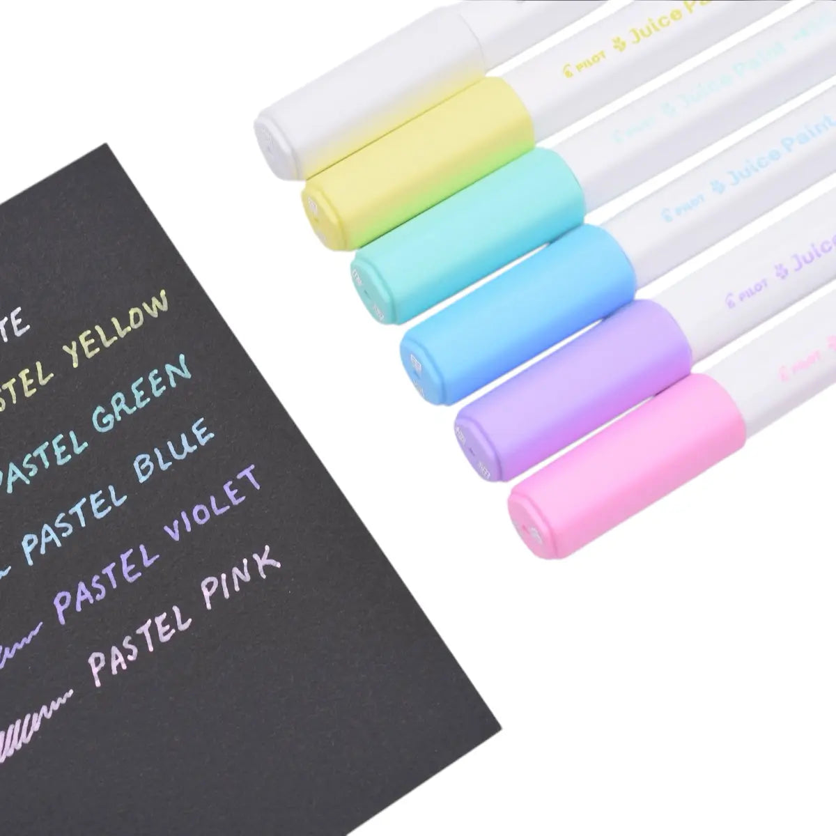 set marcadores pilot juice paint pasteles