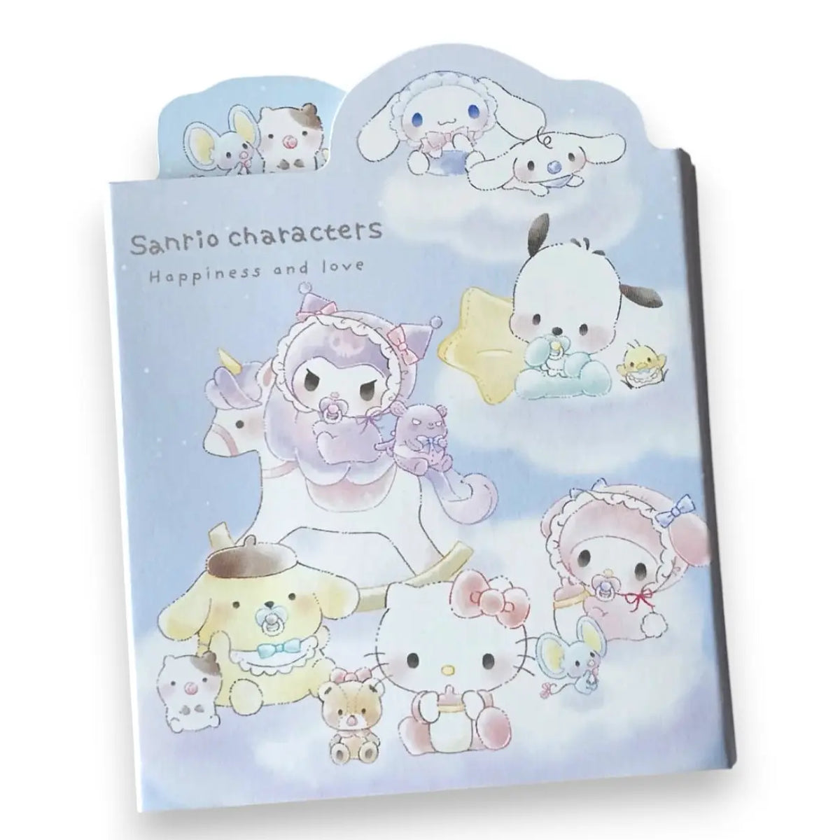 memopad desplegable sanrio baby (6 diseños / 90 hojas)