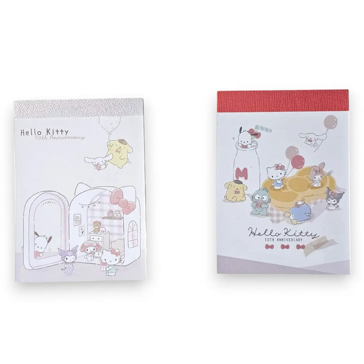 mini notepad sanrio room party hello kitty 50th anniversary