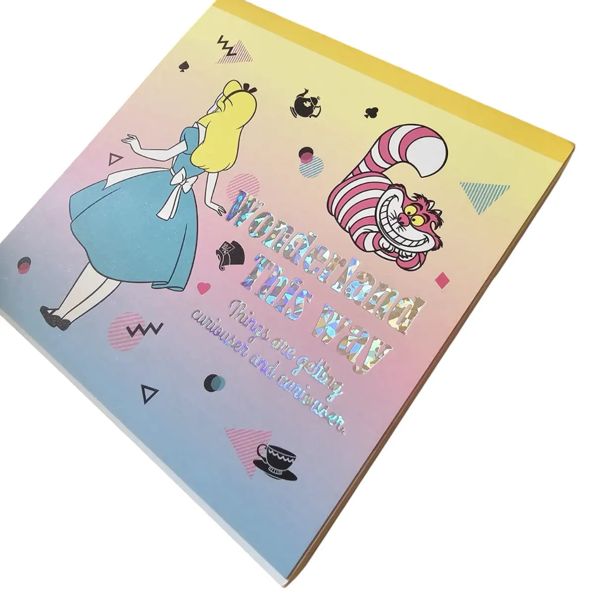 memopad cuadrado alicia wonderland this way