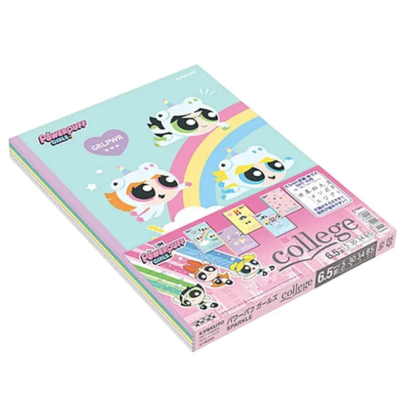 pack 5 cuadernos kyokuto las chicas super poderosas 6.5mm college line