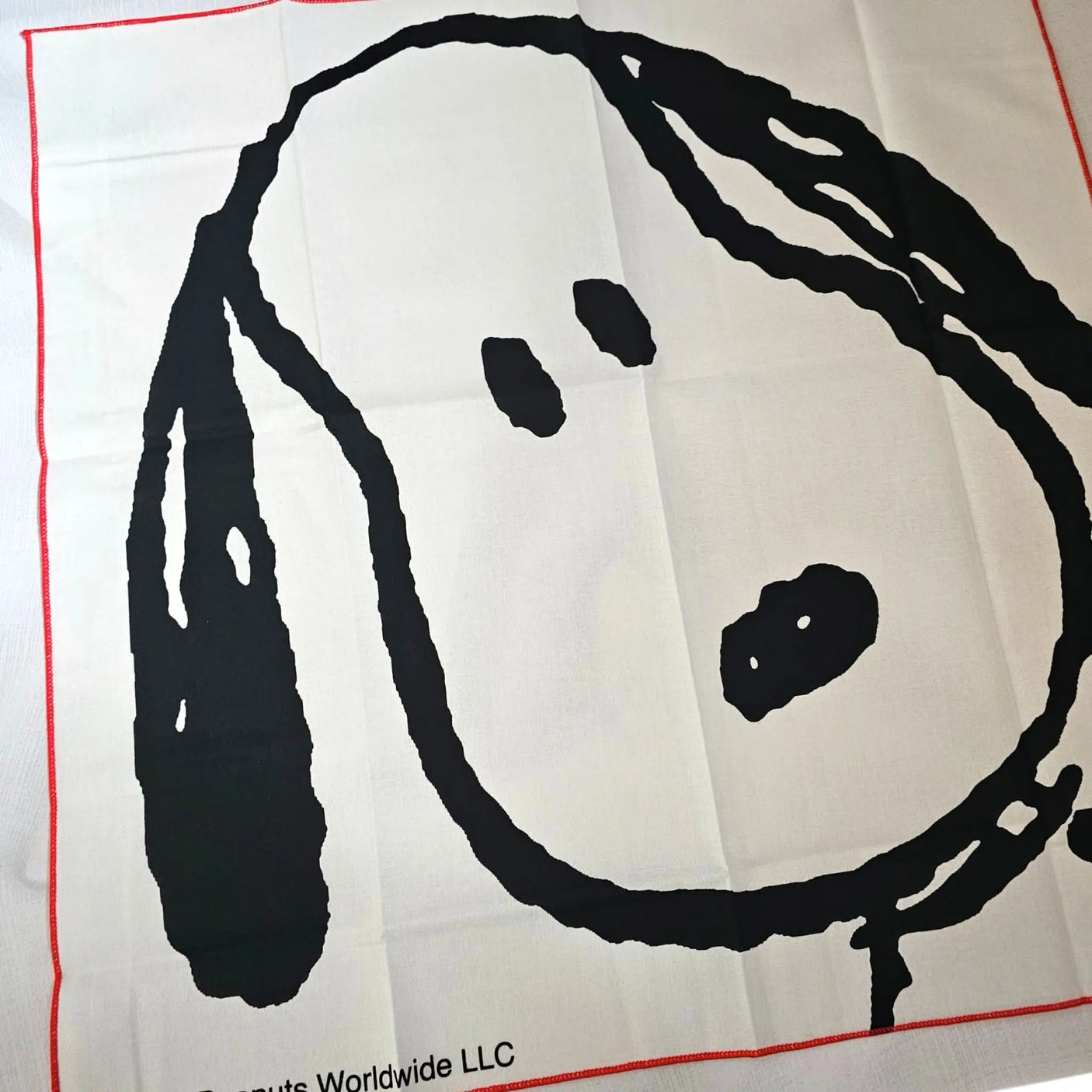 paño de algodón snoopy 43 x 43 cms