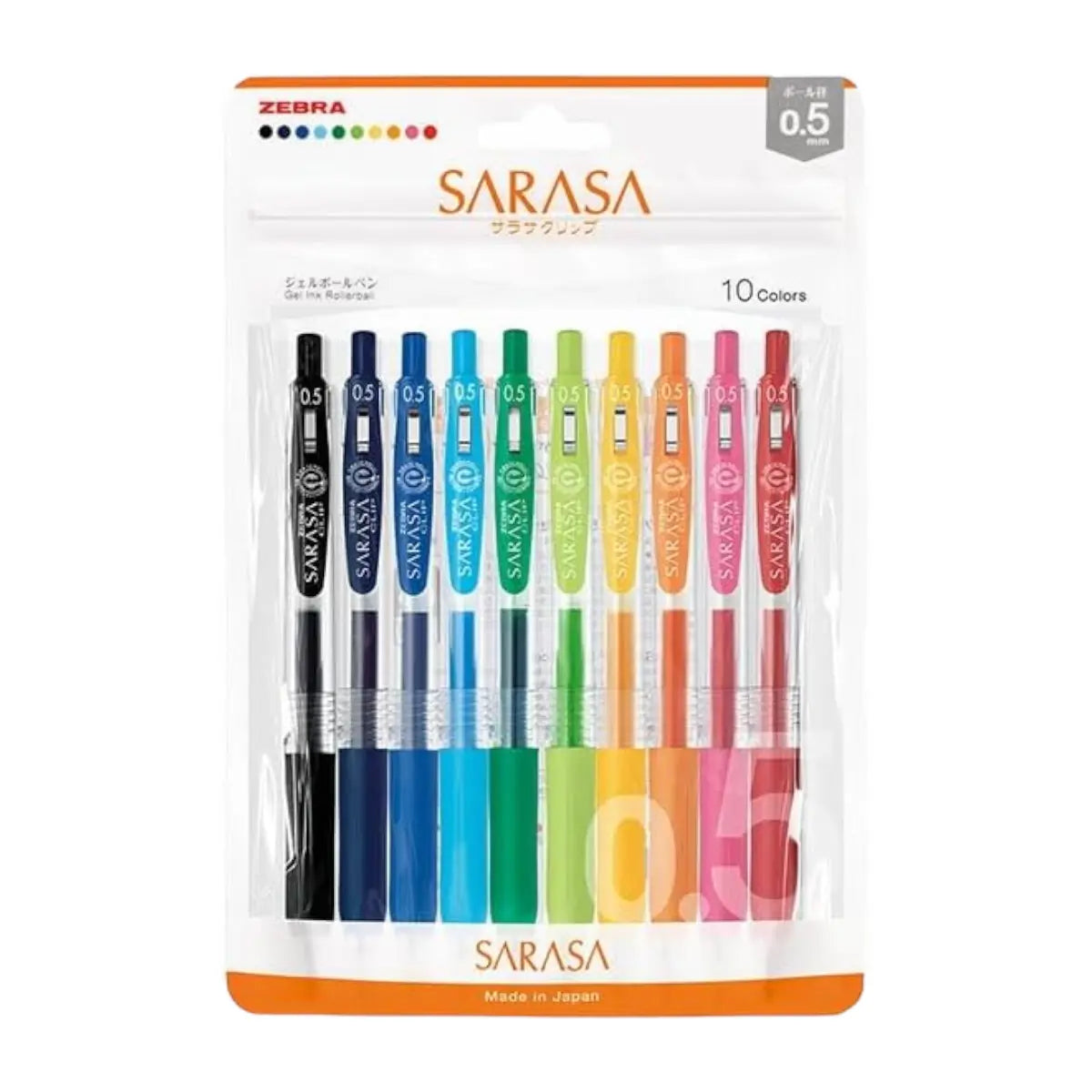 Penna a sfera in gel Zebra P JJE15 BL5 AZ, Sarasa Italia Penna a sfera in gel Zebra P JJE15 BL5 AZ, Sarasa Italia