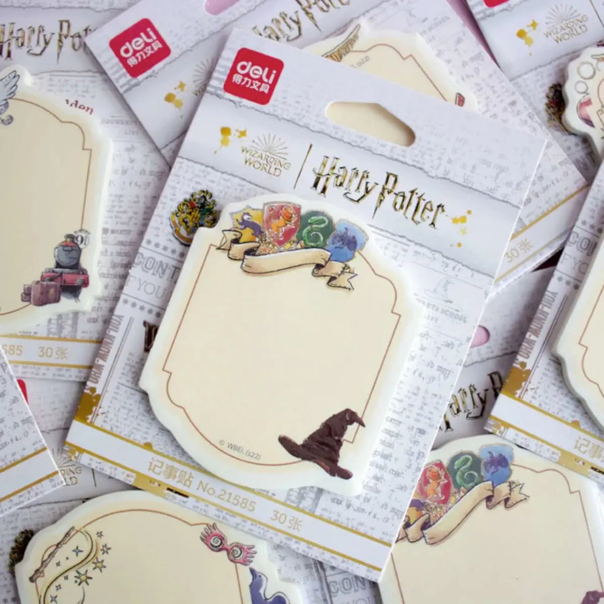 set notas adhesivas harry potter - pack con 4 diseños