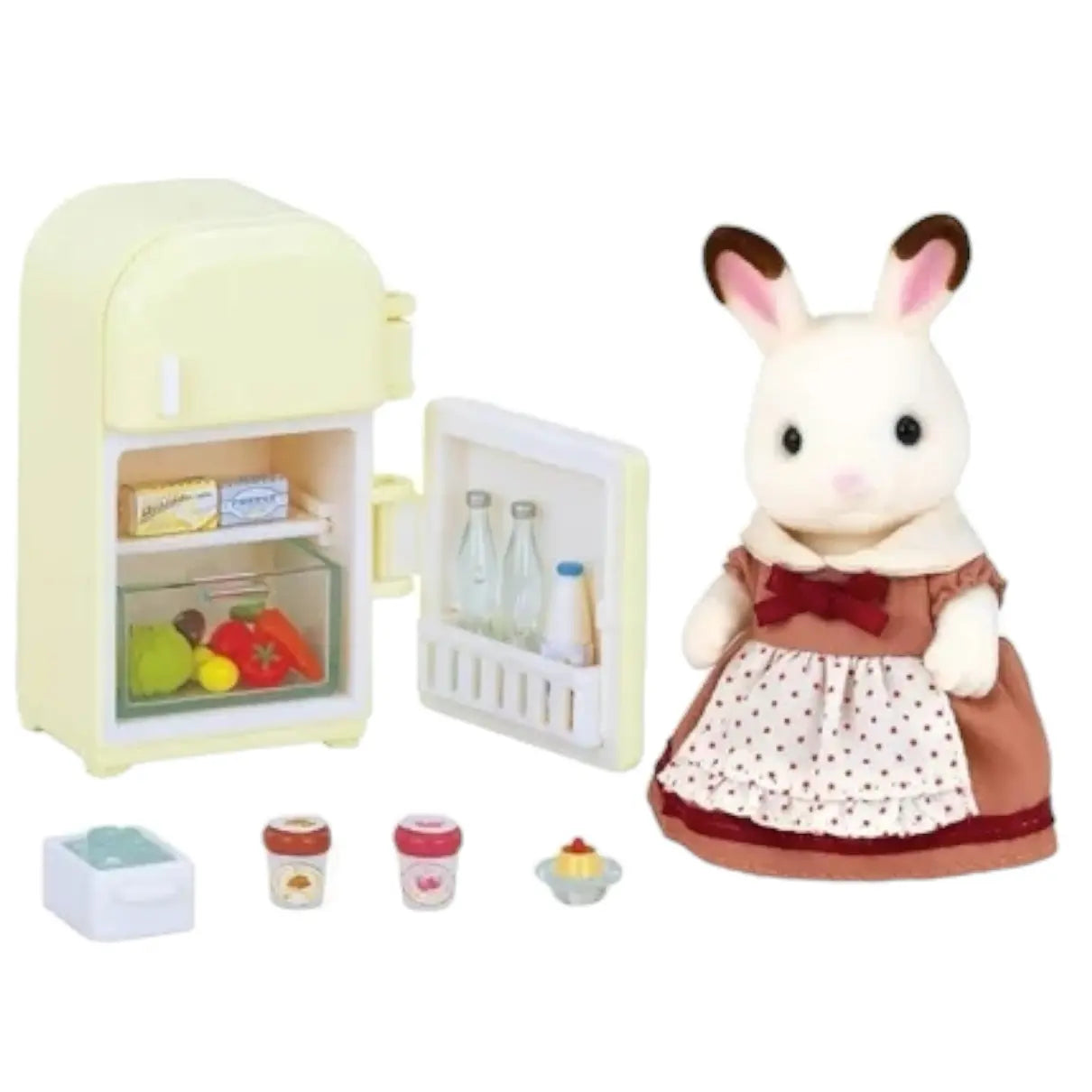 sylvanian families set mamá coneja refrigerador