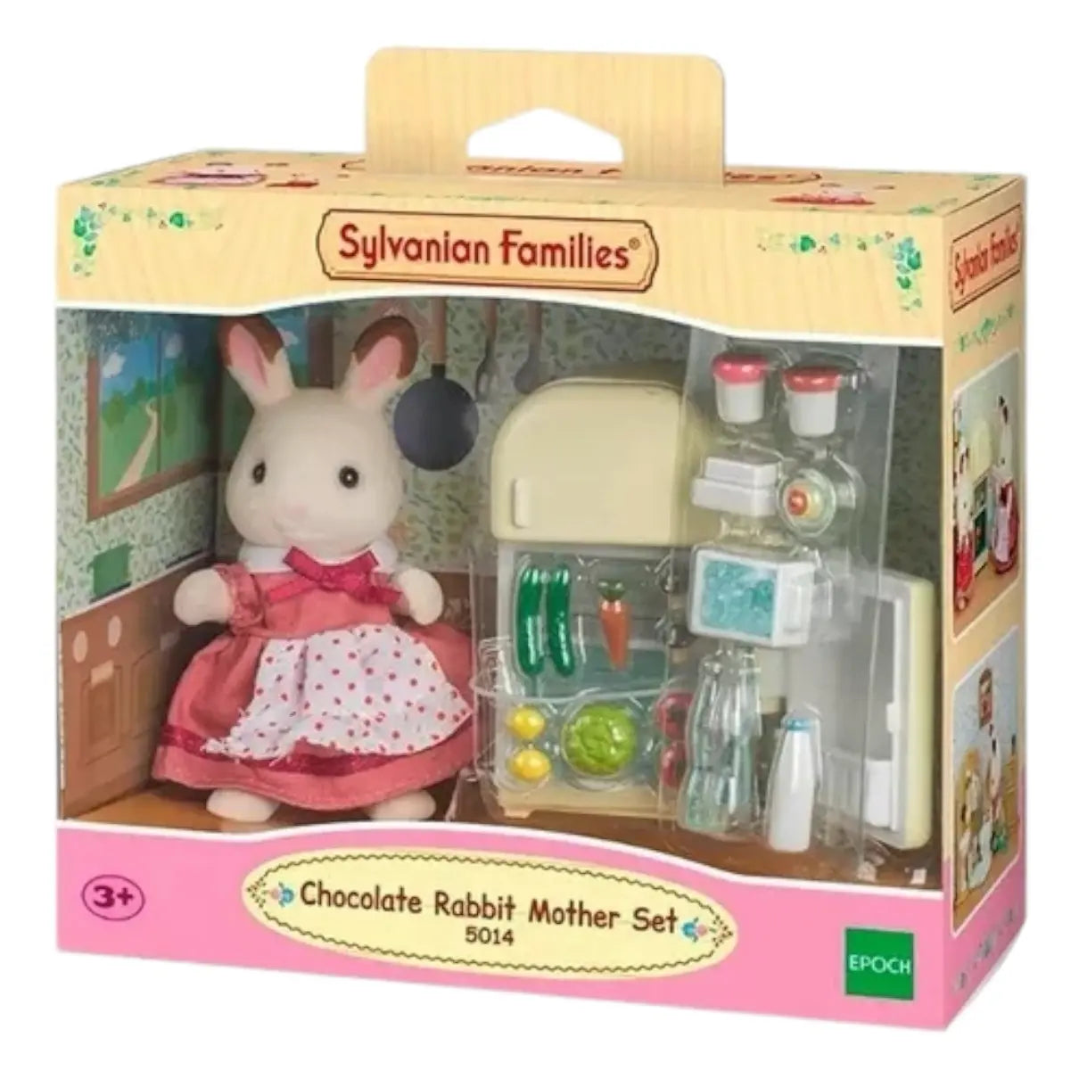 sylvanian families set mamá coneja refrigerador
