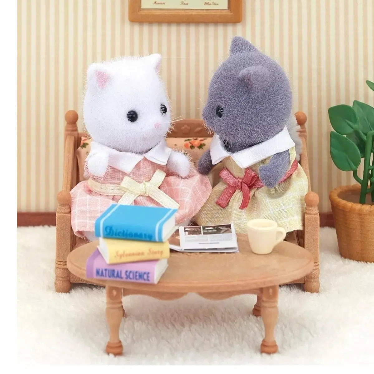 sylvanian families niña blanca persa