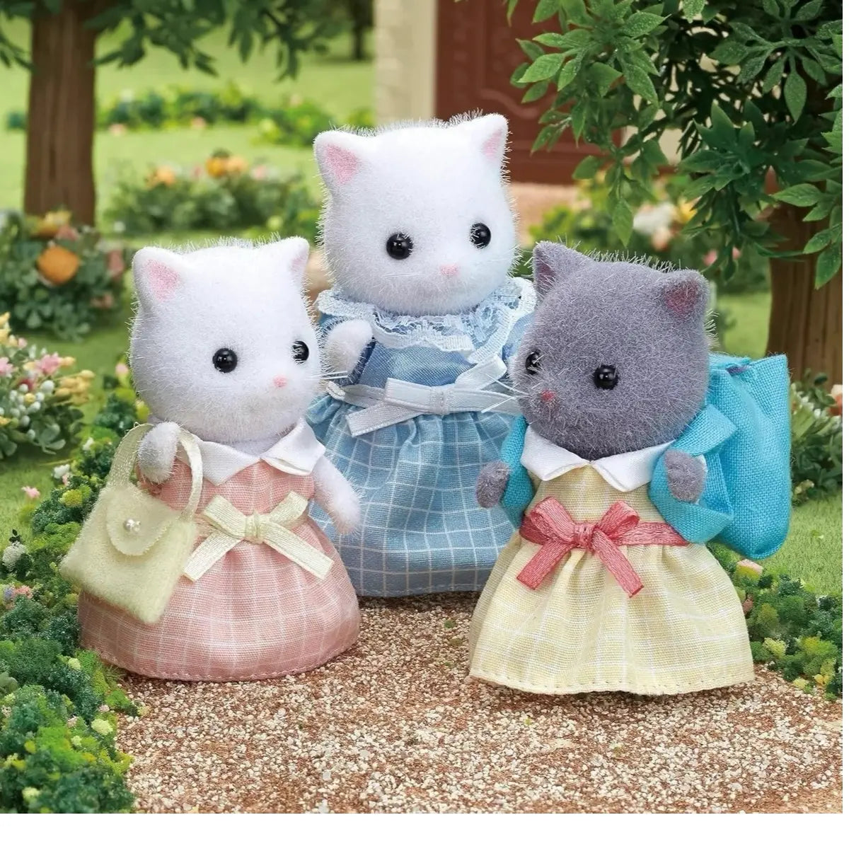 sylvanian families niña blanca persa