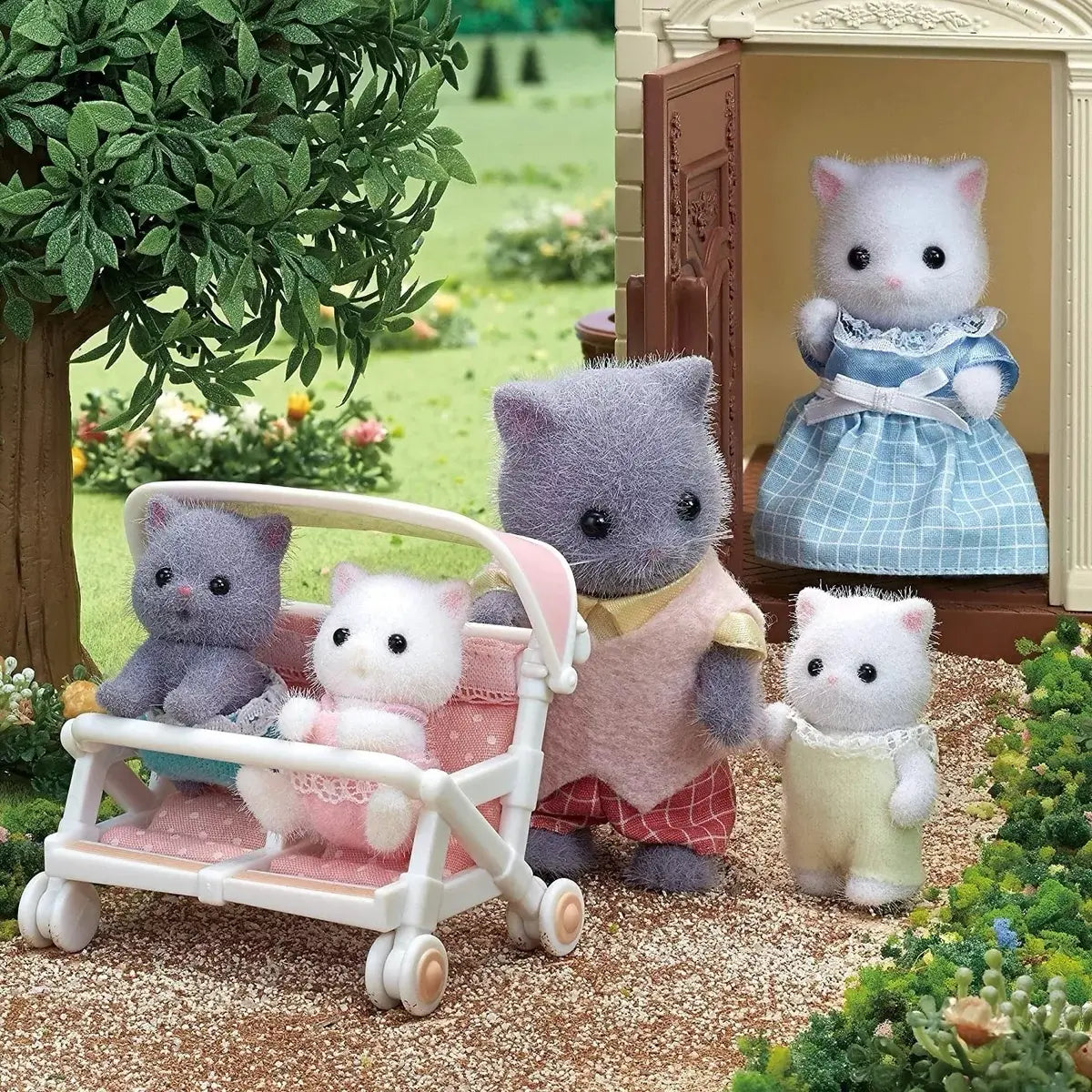 sylvanian families papá gato persa