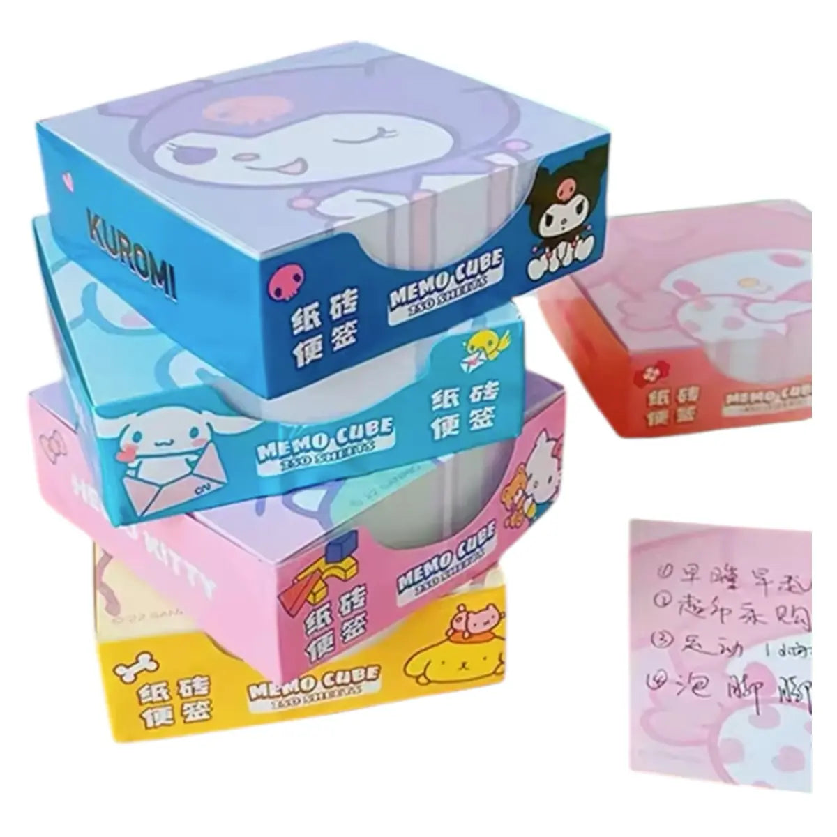 tacos 250 hojas personajes sanrio