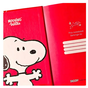 libreta a5 tapa dura snoopy peanuts