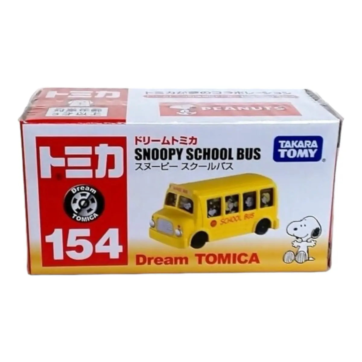 tomica 154 autobus snoopy peanuts takara tomy