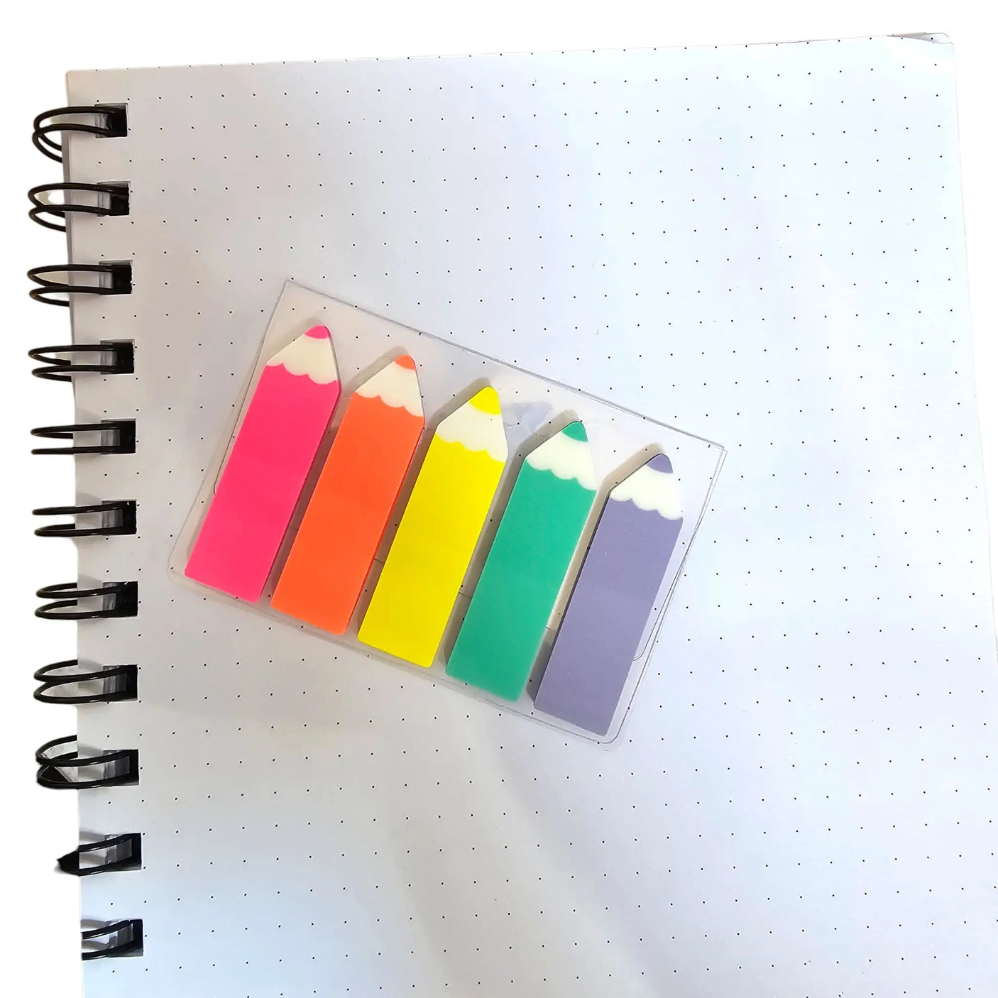 notas adhesivas delgadas sticky pencil -25 Hojas x 5 Colores
