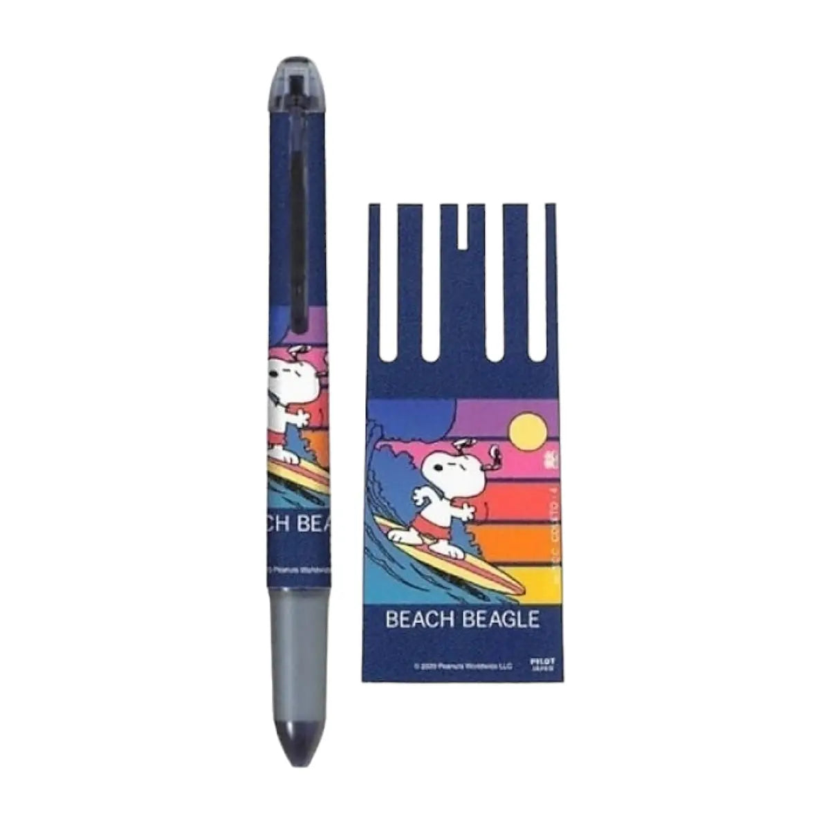 barril lápiz 4 tintas pilot hi tec c snoopy peanuts - Blue