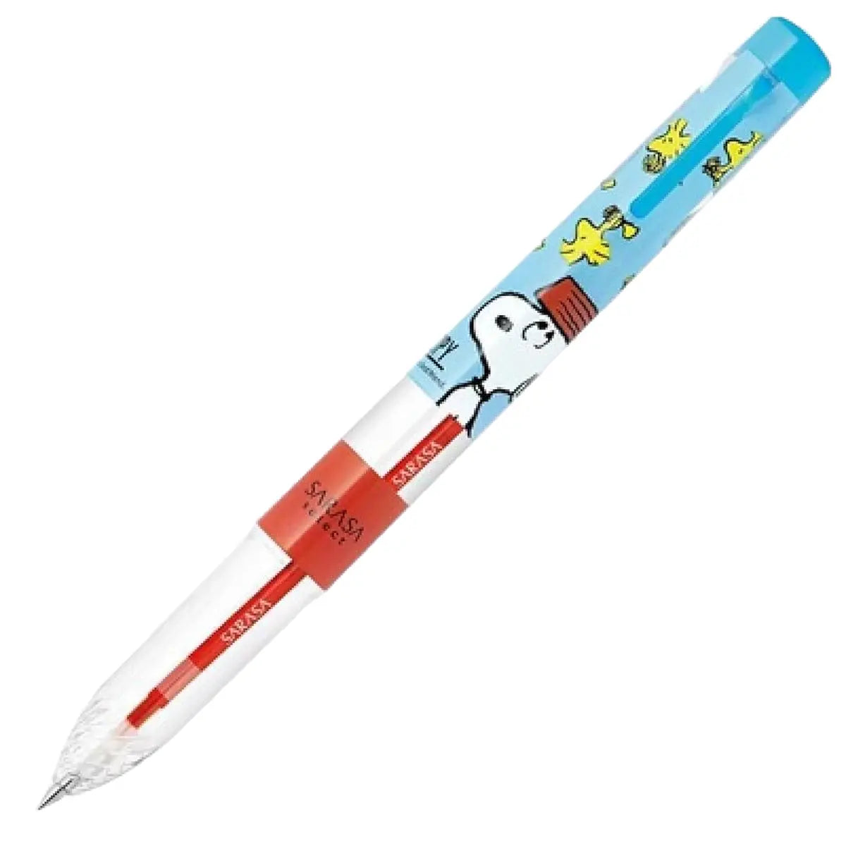 Barril Lápiz 5 Tintas Sarasa Select Snoopy Peanuts